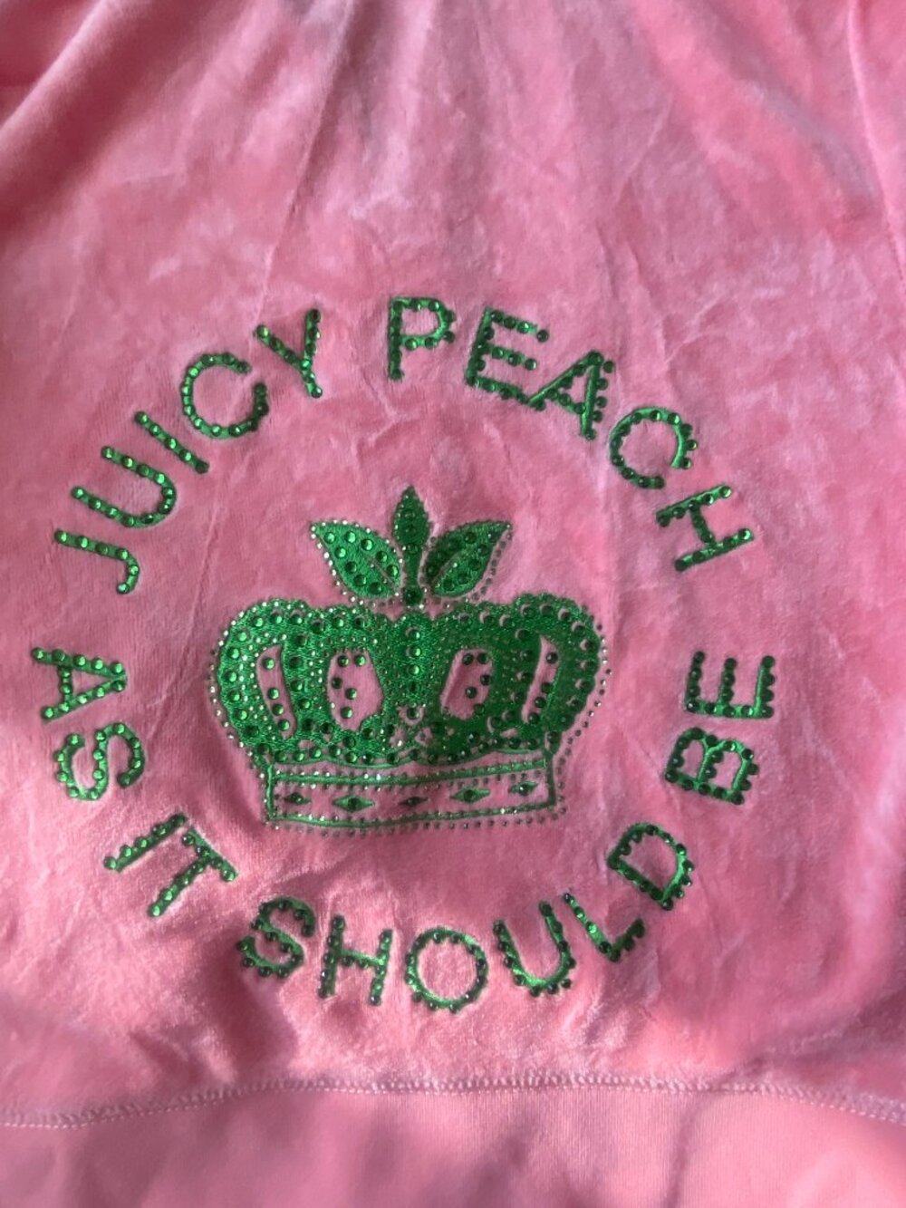 Juicy Couture Limited Edition Peach Velour Tracksuit - Picture 4 of 10